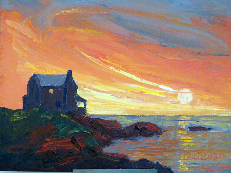 Kennebunkport Oil Painting