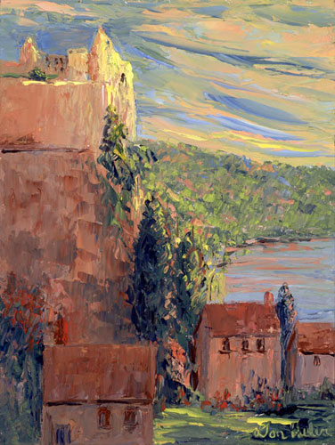 By the river, Angles-sur-L'Anglin
